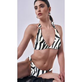                                              Gina two-piece swimsuit, zebra