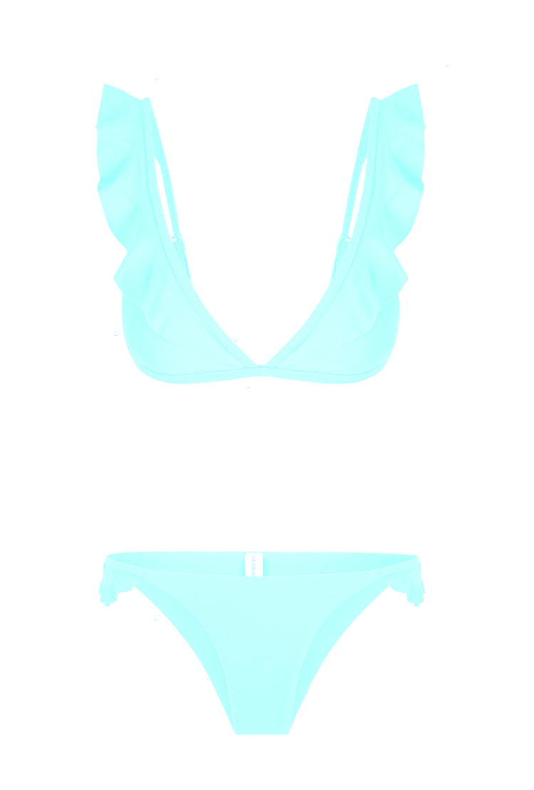                   Arielle two-piece swimsuit, sky blue