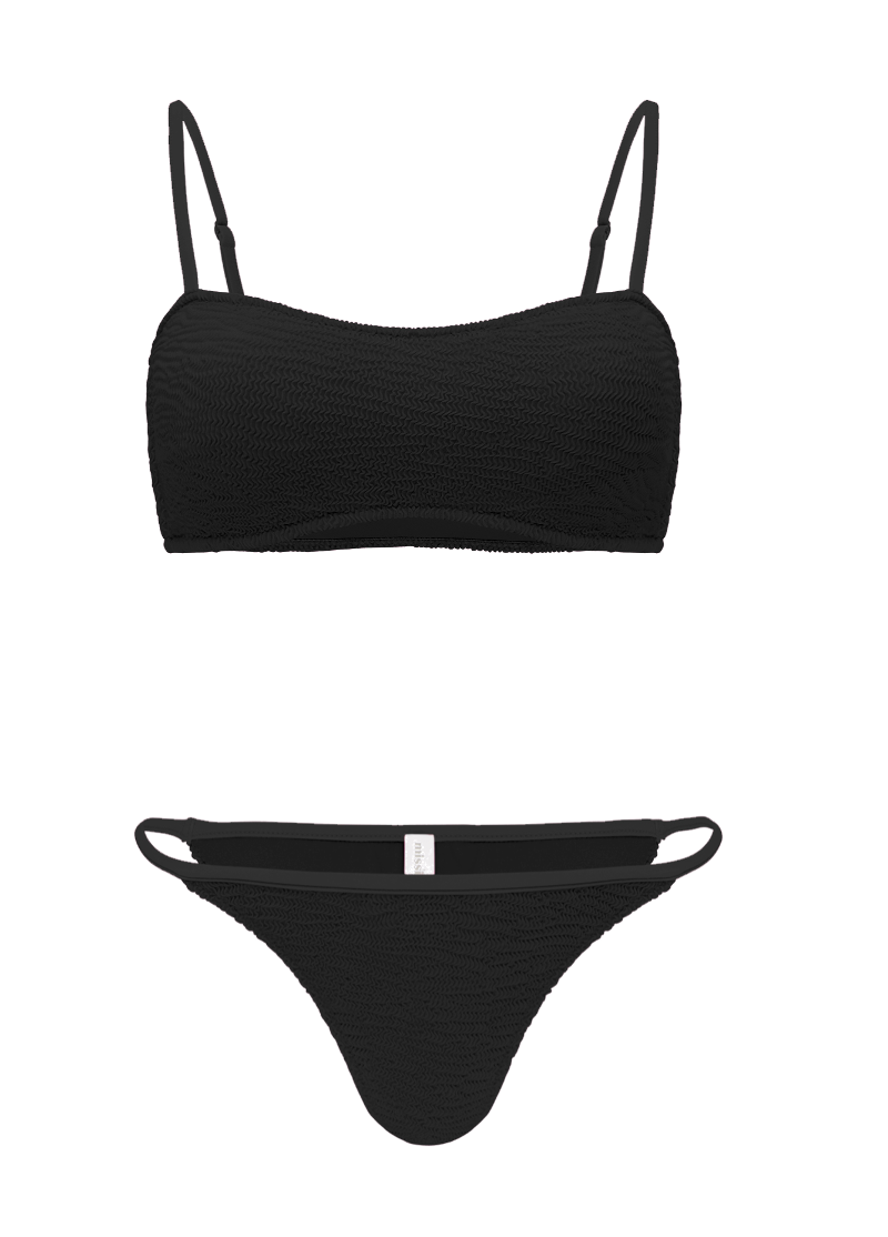                                       Connie two-piece swimsuit, black