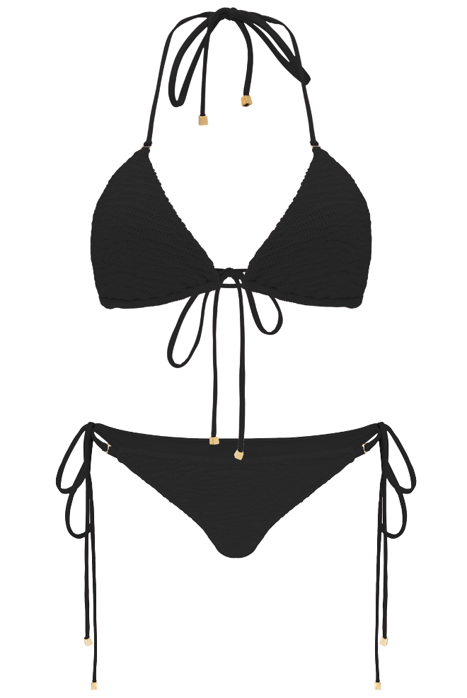                                       Laura two-piece swimsuit, black