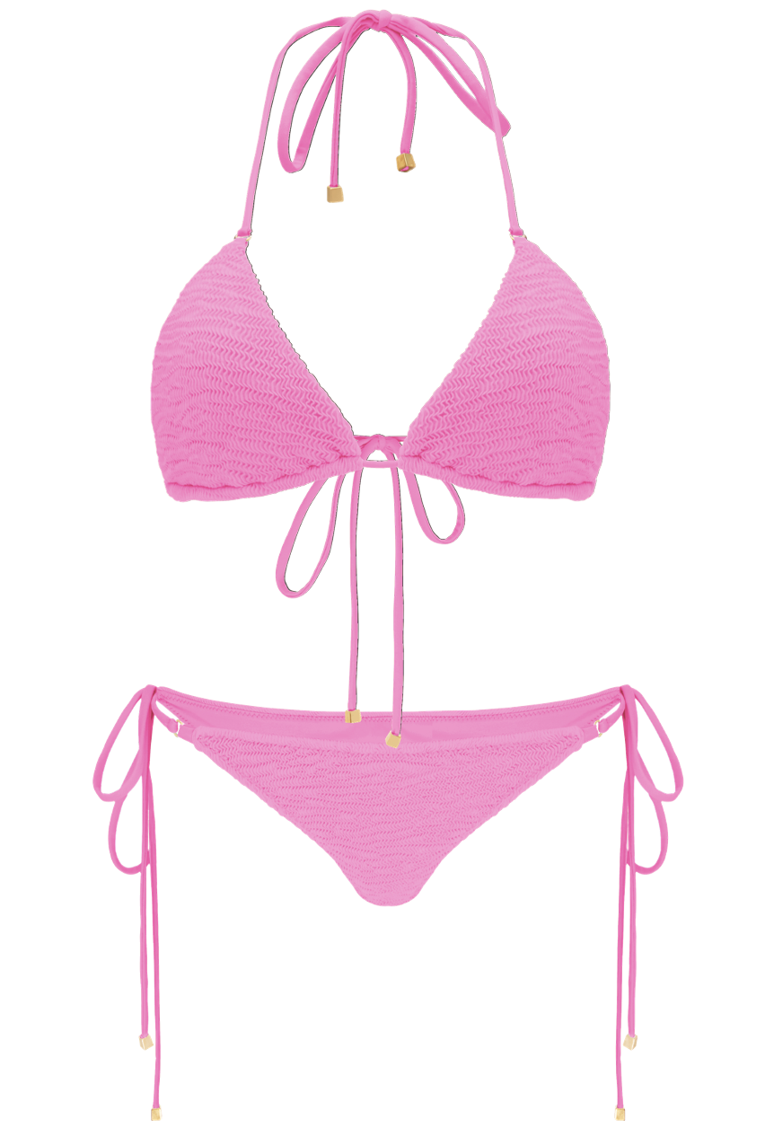                               Laura two-piece swimsuit, pink