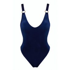                     Courtney Swimsuit, Royal Blue Velvet 
