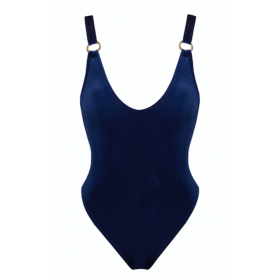                    Courtney Swimsuit, Royal Blue Velvet 