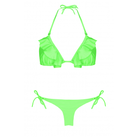                            Loretta two-piece swimsuit, neon green
