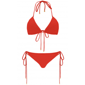                            Laura two-piece swimsuit, red