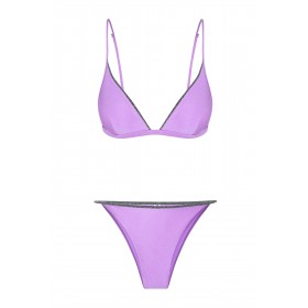               Vera two-piece swimsuit, lilac/silver