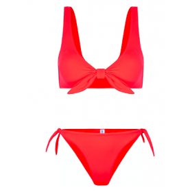                            Tina two-piece swimsuit, neon red